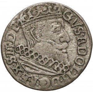 Gustaw II Adolf, Trojak Elbląg 1632 - szwedzki