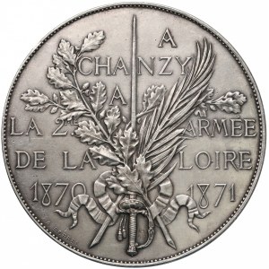 France, Silver medal Alfred Chanza war 1870-1871