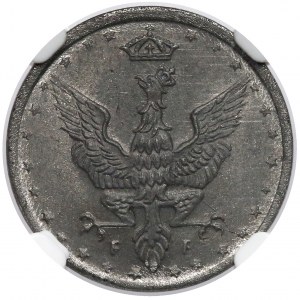 Królestwo Polskie, 5 fenigów 1918 - NGC MS64