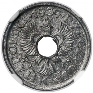 Generalna Gubernia, 5 groszy 1939 - NGC MS65