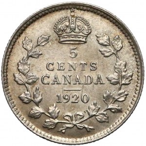 Kanada, 5 centów 1920 