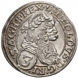 Austria, Leopold I, 3 kreuzer Vienna 1673