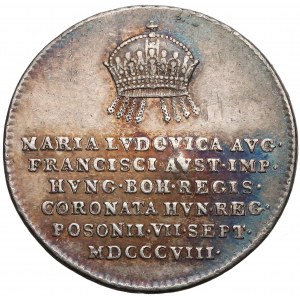 Austria, Coronation token Franz I, Maria Ludovica 1808