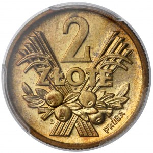 Próba MOSIĄDZ 2 złote 1958 - PCGS SP64