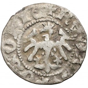 Władysław II Jagiełło, Półgrosz Kraków - bez znaku - korona rozwarta