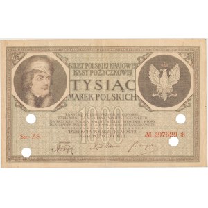 Falsyfikat z epoki 1.000 mkp 05.1919 - ZS.