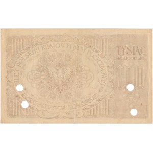 Falsyfikat z epoki 1.000 mkp 05.1919 - ZS.