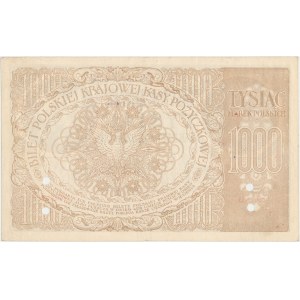 Falsyfikat z epoki 1.000 mkp 05.1919 - AB. 
