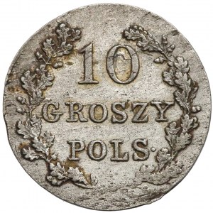 Powstanie Listopadowe, 10 groszy 1831 - łapy zgięte