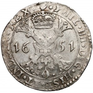 Niderlandy Hiszpańskie, Brabancja, Filip IV, Patagon 1651