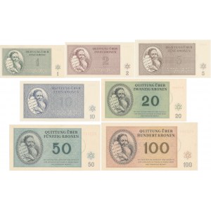 Theresienstadt concentration camp - set of banknotes (7pcs)