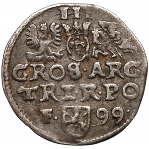 Zygmunt III Waza, Trojak Wschowa 1599 - długa kryza