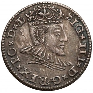 Zygmunt III Waza, Trojak Ryga 1591 - L
