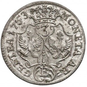 Niemcy, Prusy, Fryderyk II, 3 krajcary Wrocław 1753