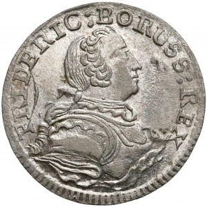 Niemcy, Prusy, Fryderyk II, 3 krajcary Wrocław 1753