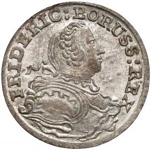 Niemcy, Prusy, Fryderyk II, 3 krajcary Wrocław 1753