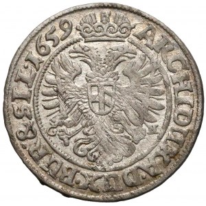 Leopold I, Wrocław, 3 krajcary 1659 GH