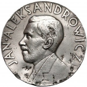 1929r. Medal SREBRO Jan Aleksandrowicz - nakład 18 szt. - RZADKOŚĆ