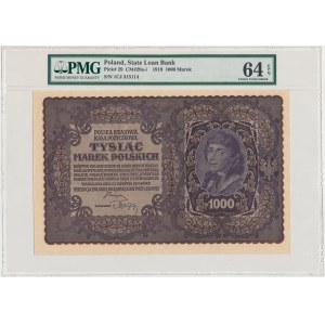 1.000 mkp 08.1919 - I SERJA CJ - PMG 64 EPQ