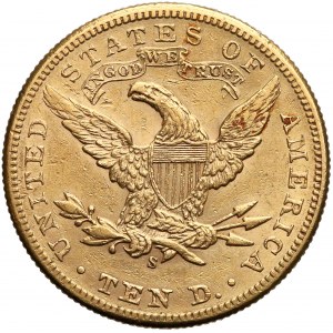 USA, 10 dolarów 1905-S - Coronet Head - Eagle