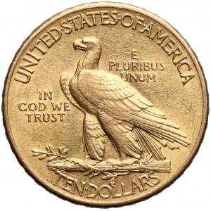 USA, 10 Dollars 1908 - Indian Head - Eagle