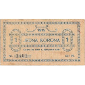 Gorlice, 1 korona 1919