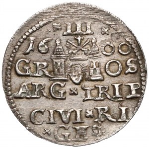 Zygmunt III Waza, Trojak Ryga 1600