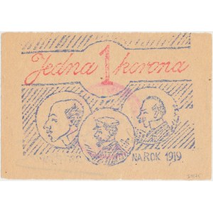 Grybów, Składnica Kółek Rolniczych, 1 korona 1919
