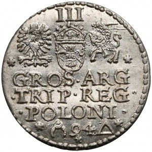 Zygmunt III Waza, Trojak Malbork 1594 - otwarty pierścień
