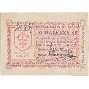 Jędrzejów, 10 halerzy (1919)