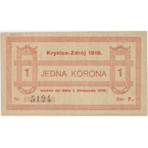 Krynica-Zdrój, 1 korona 1919