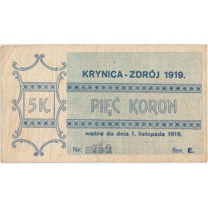 Krynica-Zdrój, 5 koron 1919
