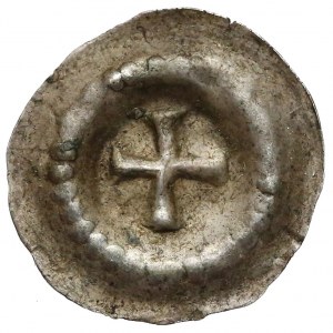 Polska, Brakteat - Krzyż grecki - 2. połowa XIII wieku