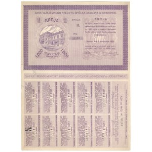Bank Wzajemnego Kredytu w Krakowie, Em.2, 1.000 mkp 1922