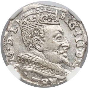 Zygmunt III Waza, Trojak Wilno 1594 - kule