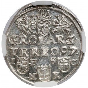 Zygmunt III Waza, Trojak Bydgoszcz 1597 - PIĘKNY