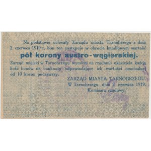 Tarnobrzeg, 1/2 korony 1919 - D
