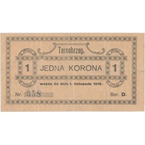 Tarnobrzeg, 1 korona 1919 - D