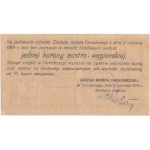 Tarnobrzeg, 1 korona 1919 - D
