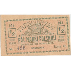 Tarnobrzeg, 1/2 marki polskiej 1920 - odwrotka