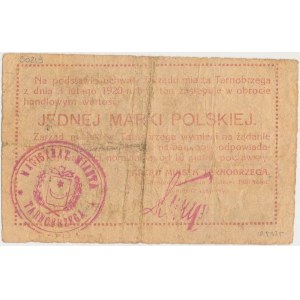 Tarnobrzeg, 1 marka polska 1920 - numer jednocyfrowy No.7