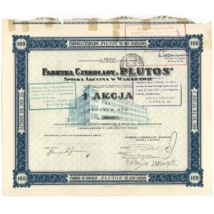 Fabryka Czekolady PLUTOS, Em.1, 100 złotych 1926