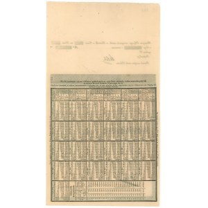 Królestwo Polskie, Obligacja na 300 złotych 1829 - Łubieński