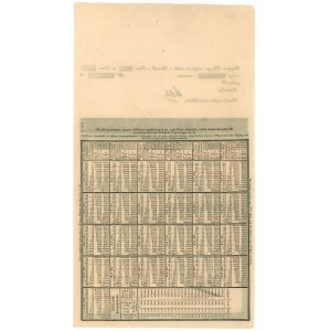 Królestwo Polskie, Obligacja na 300 złotych 1829 - Łubieński