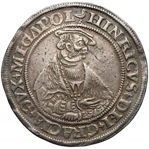 Niemcy, Meklemburgia, Henryk V (1503-1552), Talar 1540 - błąd GVX