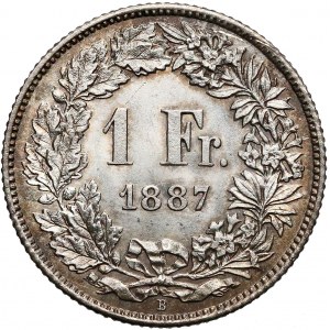 Szwajcaria, 1 frank 1887