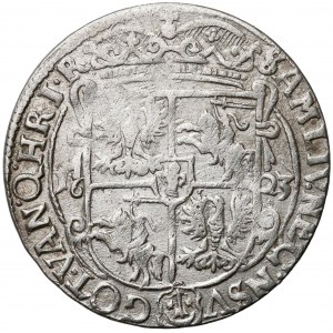 Zygmunt III Waza, Ort Bydgoszcz 1623 - kokardy - rzadkie