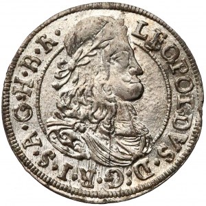 Austria, county of Tyrol, Leopold I, 3 kreuzer Hall 1681