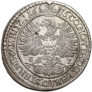 Sylwiusz Fryderyk, 15 krajcarów Oleśnica 1675 SP - MEDZ