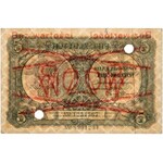 5 złotych 1925 - WZÓR - jednocyfrowy numerator wzoru, cyfry małe - RZADKOŚĆ - PMG 53